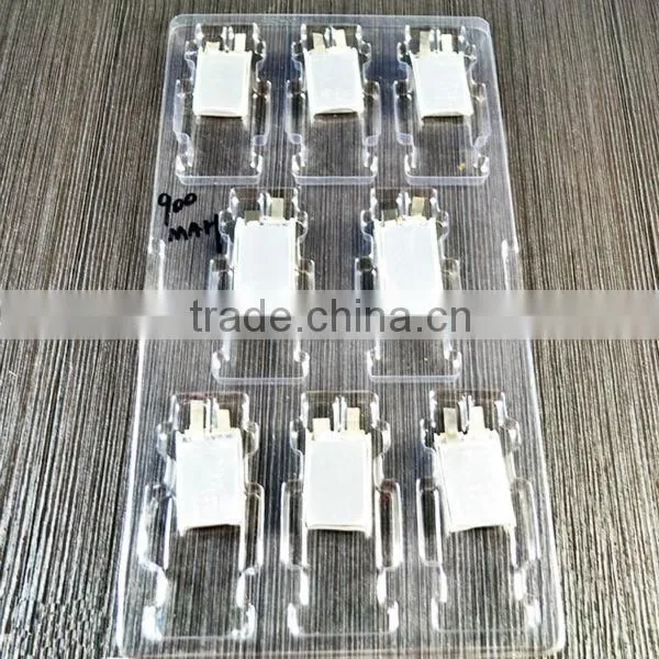Rechargeable lithium lipo batteries battery 3.7v 900mah