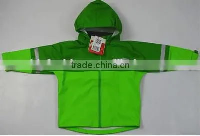 Yellow Raincoats For Kids PU Raincoat