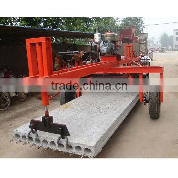 Precast concrete hollow core slab making machine