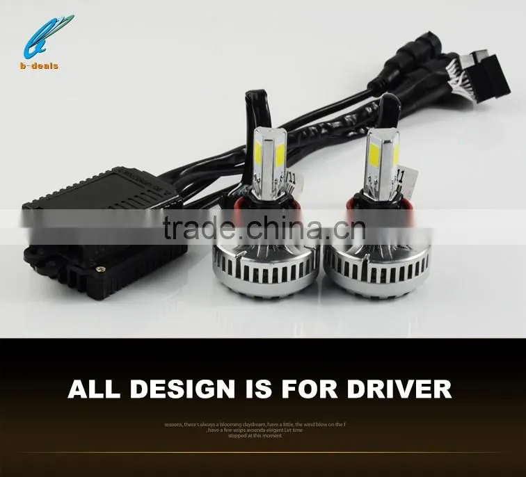 B-deals high power A340 single lamp 40w 3600lm cob chip headlamp h8 h9 h10 car led lighting Headlight