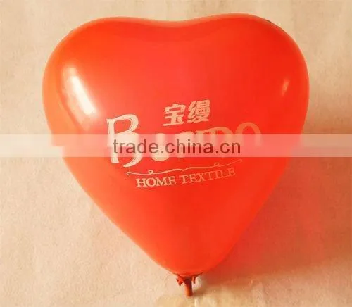 Colorful heart latex balloon for sales promotion
