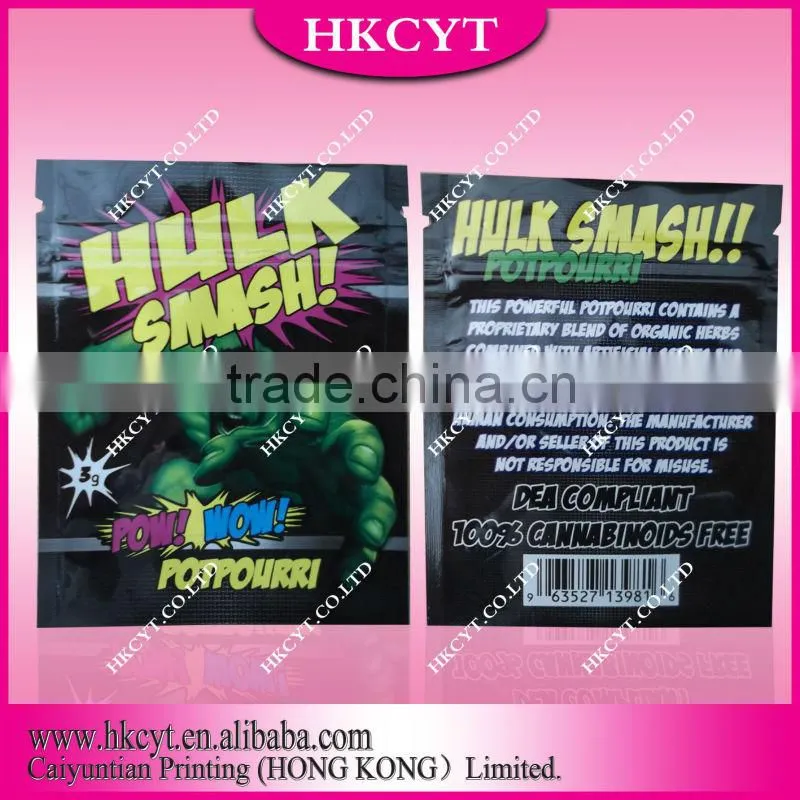 klimax potpourri bag with different flavors for 3g/10g