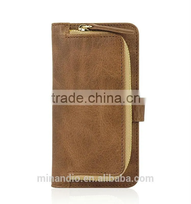 Superior quality mobile accessories for iphone 6 genuine leather case