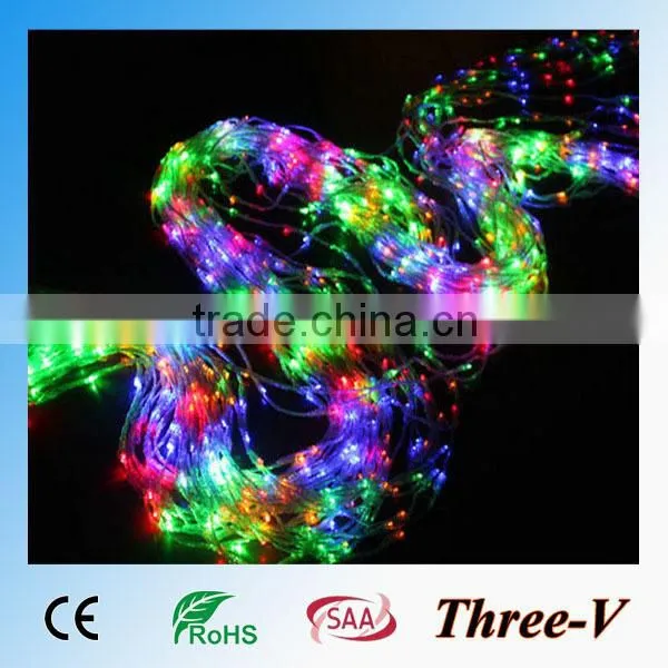 2015new 8*3M 1024LEDs CE ROHS SAA LED digital curtain light led holiday time bulk christmas village led lights 220V/110V