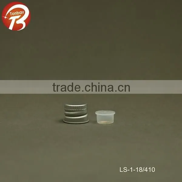 18/410 20/410 24/410 aluminum caps with inner plug for liquid bottle spray bottle lotion bottle