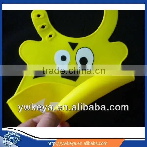 New design custom brand BPA free soft bandana silicone baby bibs with 2 sizes