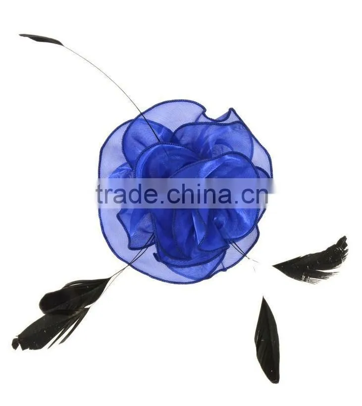 Feather Organza Flower Hair Fascinator/Clip/Barrettes