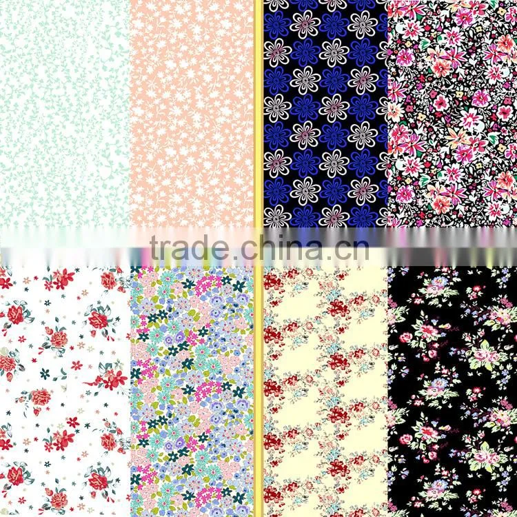 4 way stretch swimwear printed lycra fabric for underwear and garment