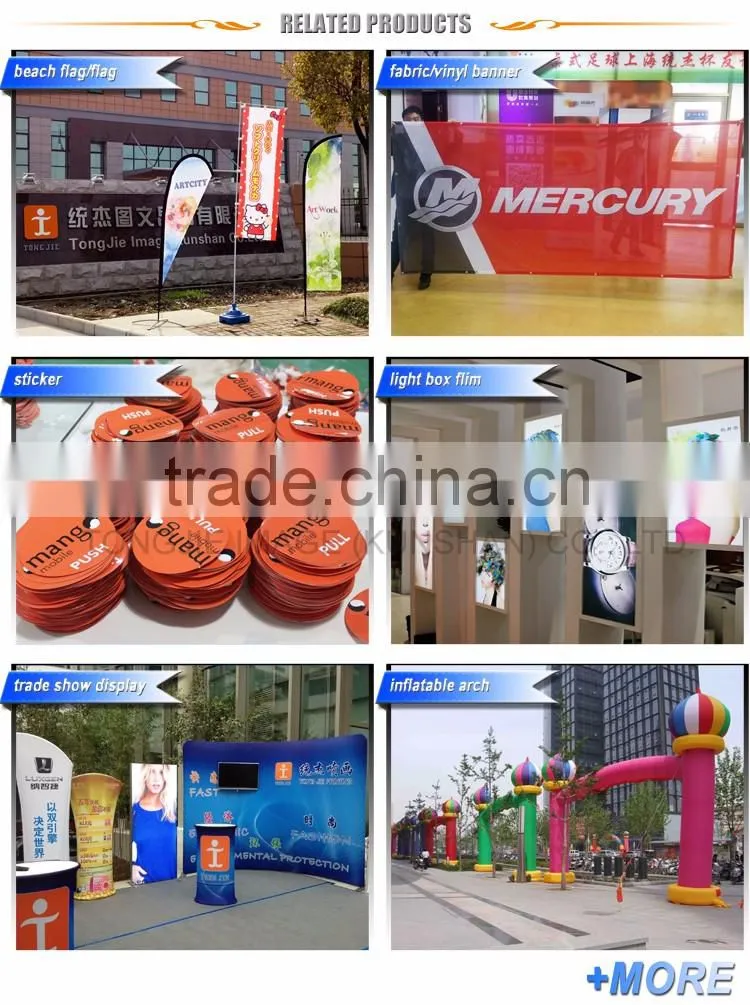 Advertising X Banner standing banner size