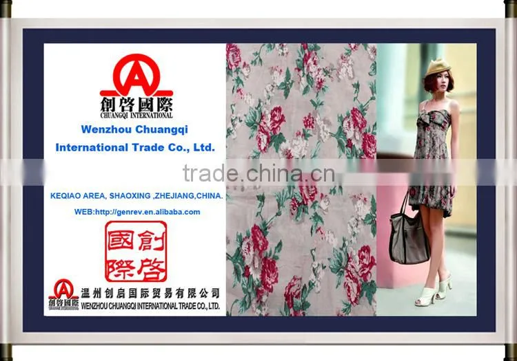poplin printing fabric textile 40s cotton fabric for woman's dress clothing