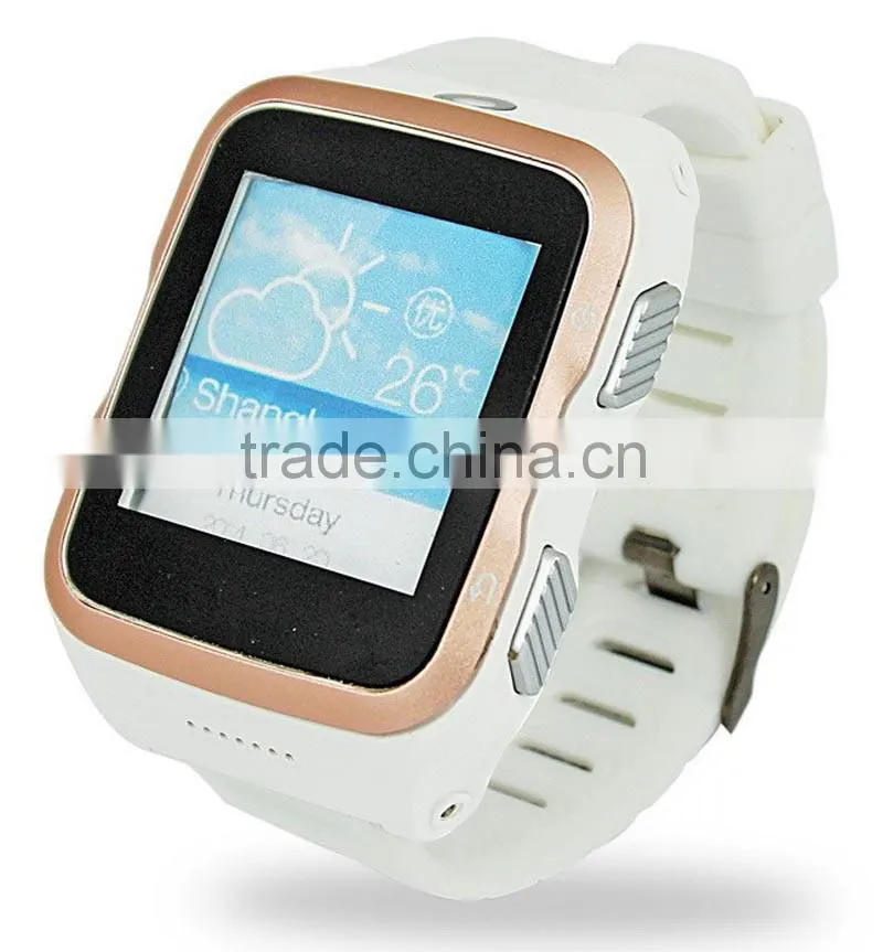 3G WCDMA Android V5.1 Smart Watch Phone Wifi Bluetooth Smartwatch GPS Sport Wristwatch 1.54" PWM Screen HD 2.0M Camera
