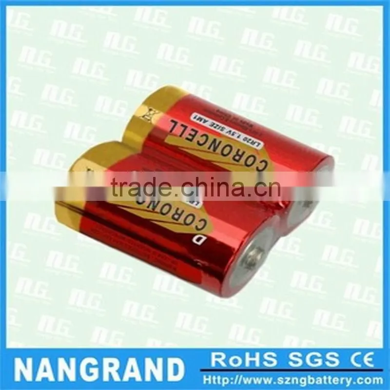 Multiple and water heater use alkaline battery lr20