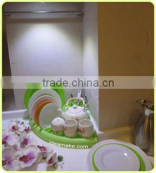 Smart 2015 New for Kitchen Accessory,3 in 1 corner plate organizer
