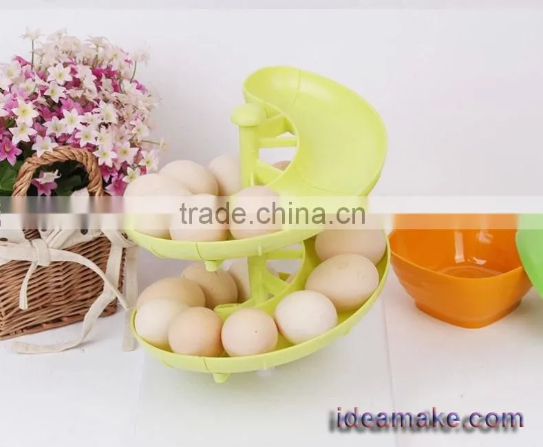 Plastic Kitchen Rack of smart design great for eggs and fruits