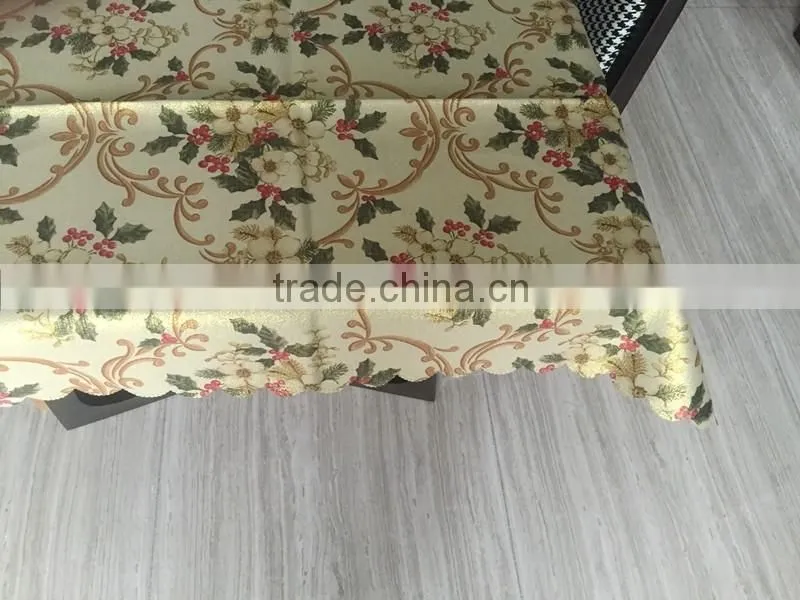 TB0010 flowers Ployester table cloth