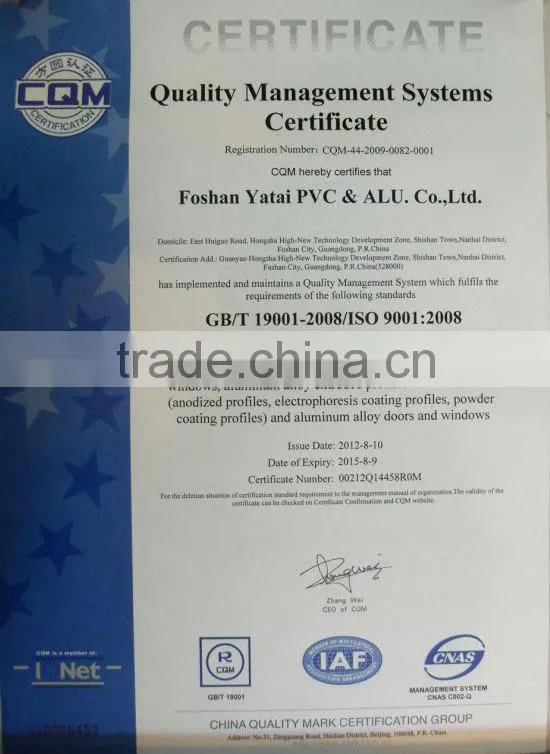 aluminum extrusion profile industrial profile 6063 6061 Anodized