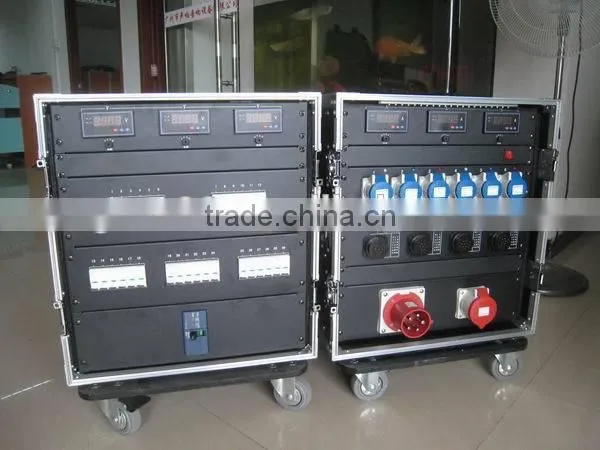 power distro flight case /12U amp rack case