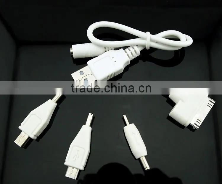 Wholesale Power Adapter USB for Smart phone Patch cord DC Portable power