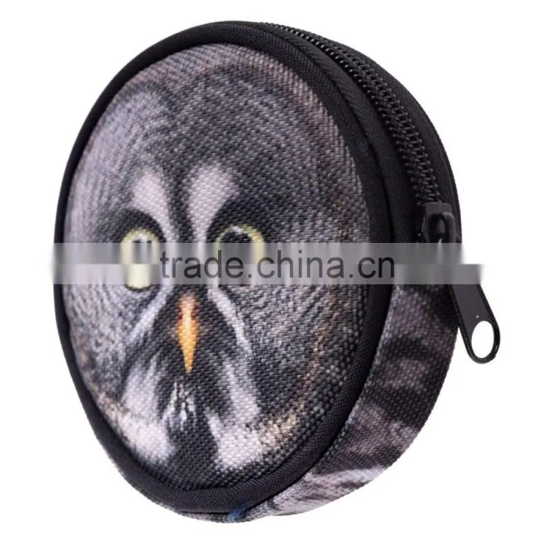 New Design Wholesale 3D Printing Emoji Custom Animal Coin Purse