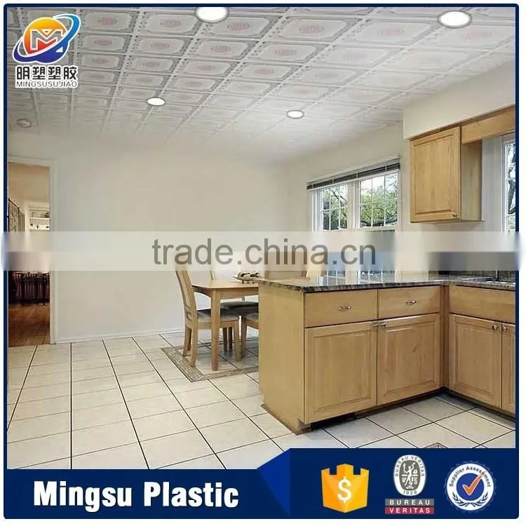 2016 waterproof and easy to install PVC panel for wall and ceilings