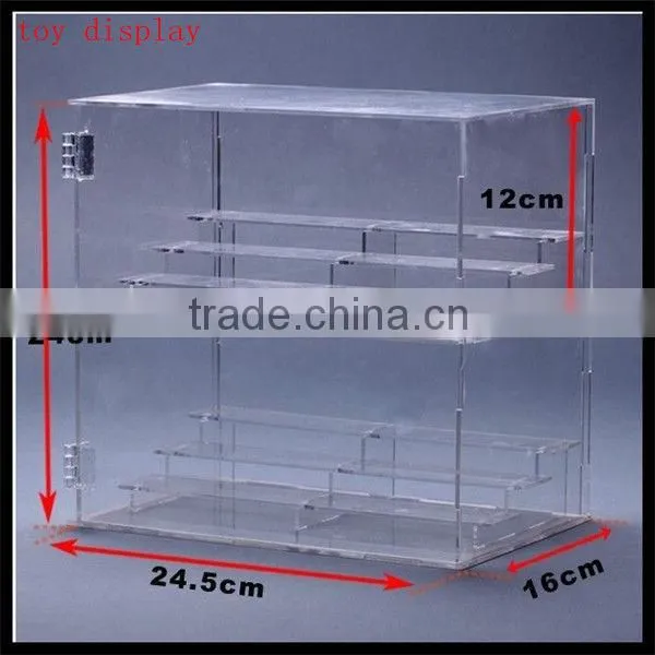 various kinds of acrylic display case for showing goods in shop