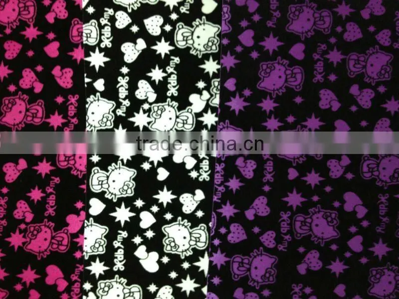 New fashion PVC leather with flock use for handbag