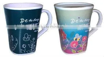 hot water color changing ceramic coffee mug price shenzhen factory
