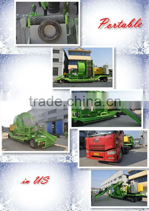 Automatic Hot Sale High Quality Waste Tire Shredding Machine