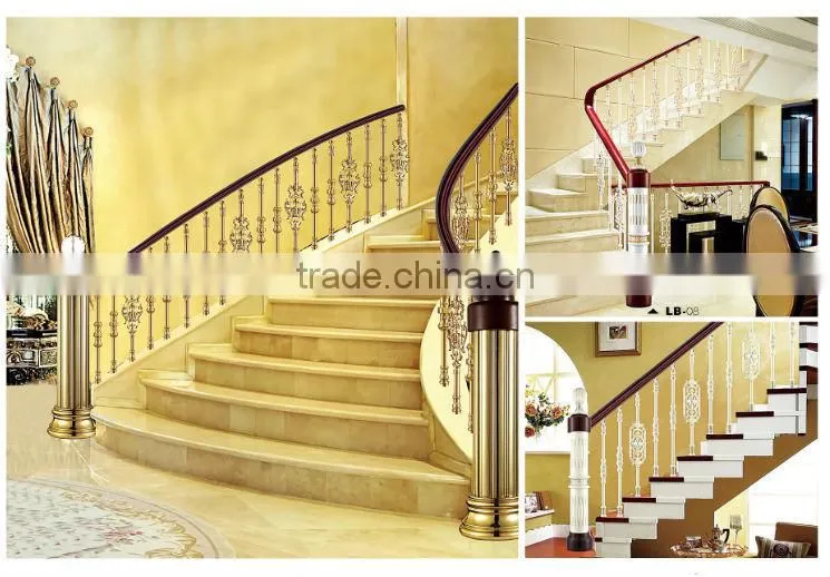 fashionable design aluminium stair railing