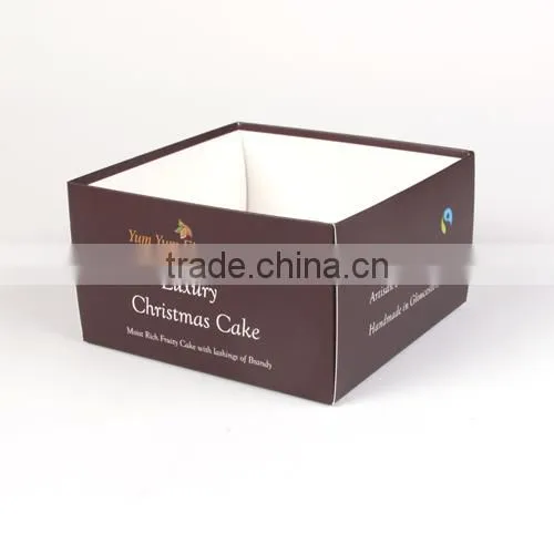 Sinicline Custom made safe paper package box for Cake