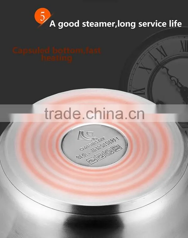 Charms induction cooker stainless steel steamer pots