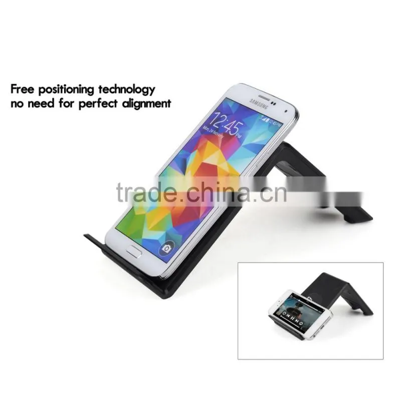 3 coils wireless charger holder for pad and smart phone with wireless receiver