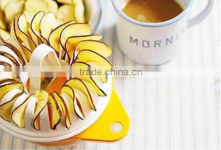 Baked potato maker chips slicing