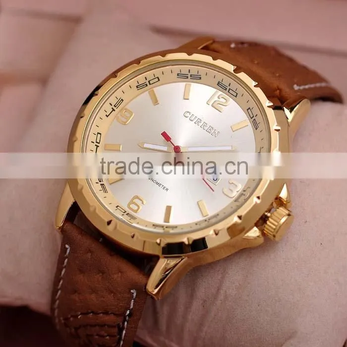 Classic Leather Band Men Watch Relojes