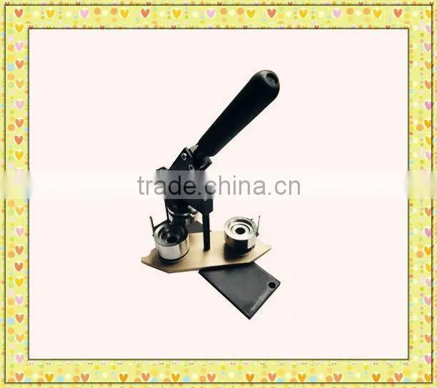 Rectangle button making machine