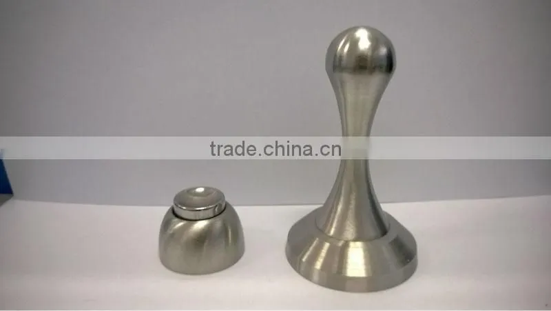 Stainless Steel Magnetic door stopper With catch