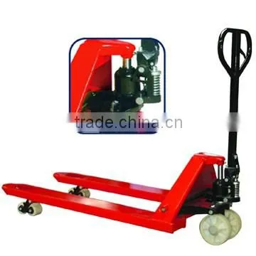 Alloy wheels Mini Manual hand pallet truck 2 ton
