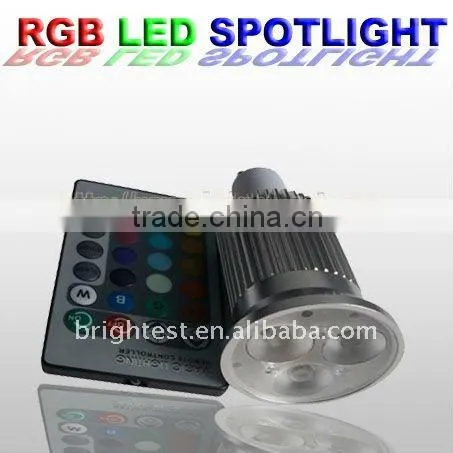 GU10 6w RGB luces led de