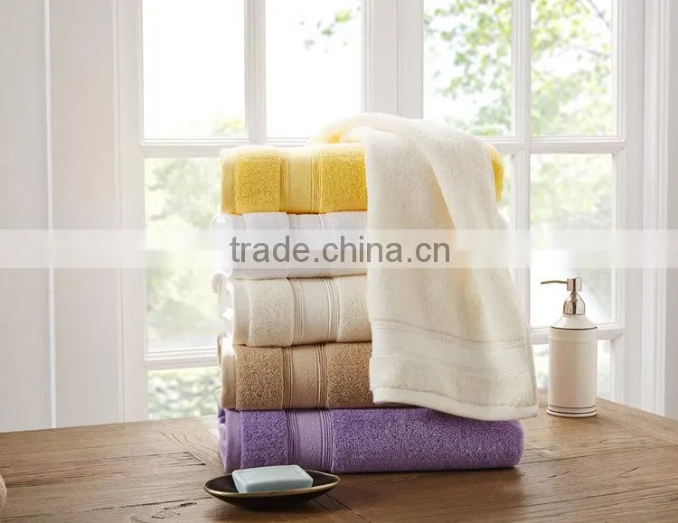Best Selling multi-functiona custom colorful strip bath towel