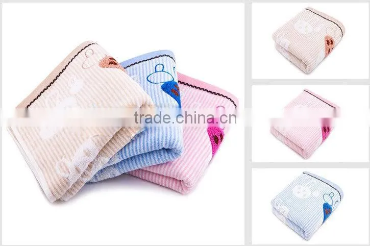 Colorful mushrooms jacquard cotton towel