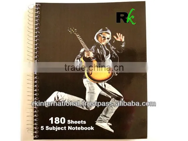 5 Subject Spiral Notebook
