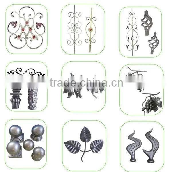 For Garden Decorative Fencing Wrought Iron scroll