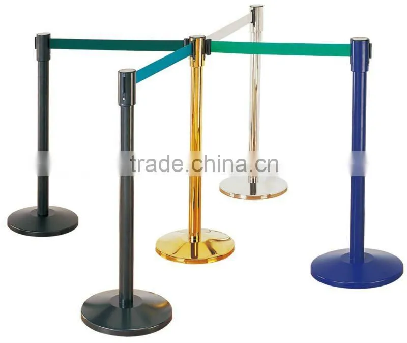 barrier road gate/stainless steel crowd control barrier/stanchion barrier