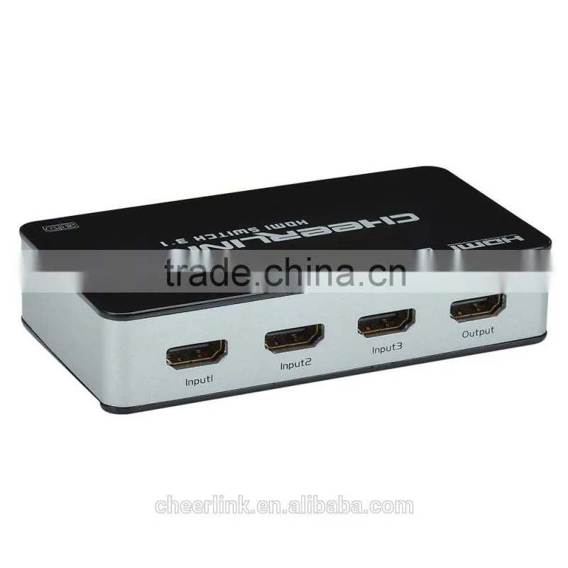 5 input 1 output HDMI switcher 5x1 switcher support 1080P