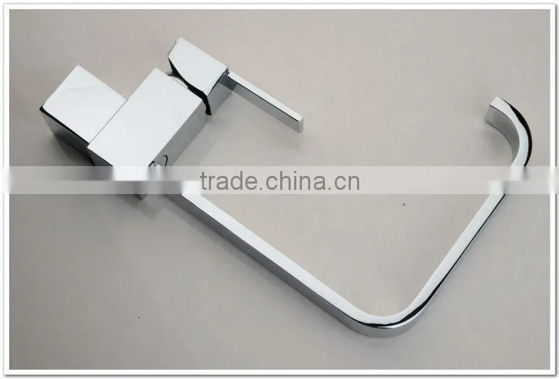 Deck Mounted Kitchen Sink Mixer Tap With Swivel Spout QH0718