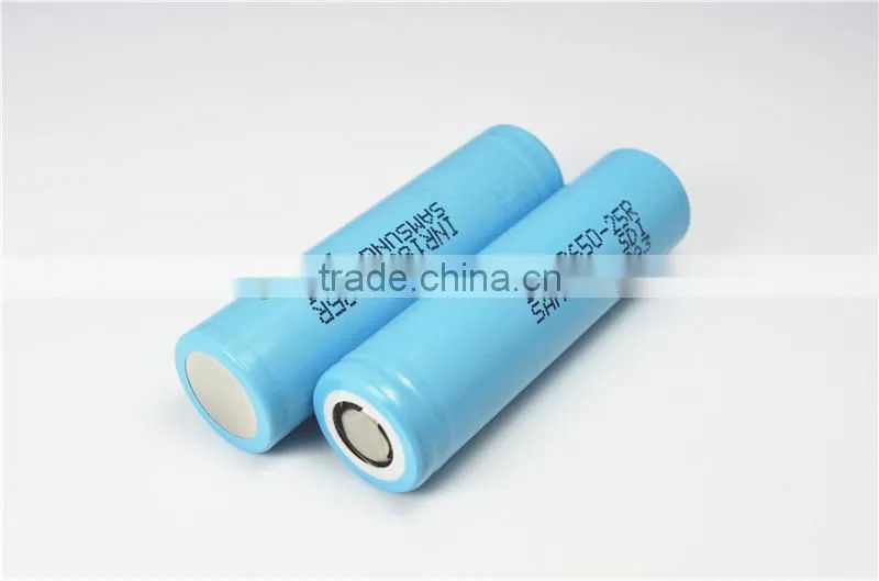 3.7v 18650 2500mAh 20A li-ion rechargeable battery Rechargeable Batteries