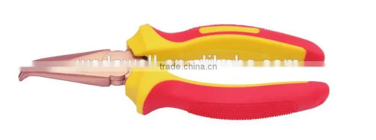 Non Sparking Insulated Tools Injection Round 45 Degree Bent Pliers With All Sizes