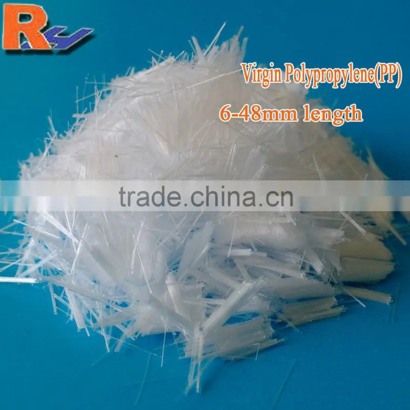 China Factory pp fiber for concrete , pp staple fiber