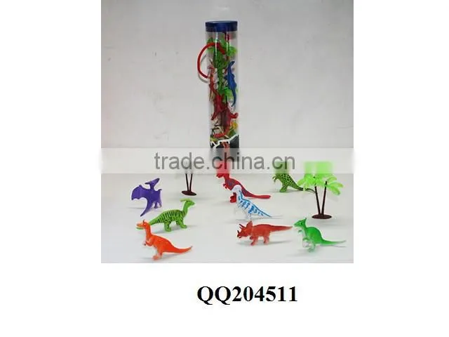 6pcs plastic dinosaur set