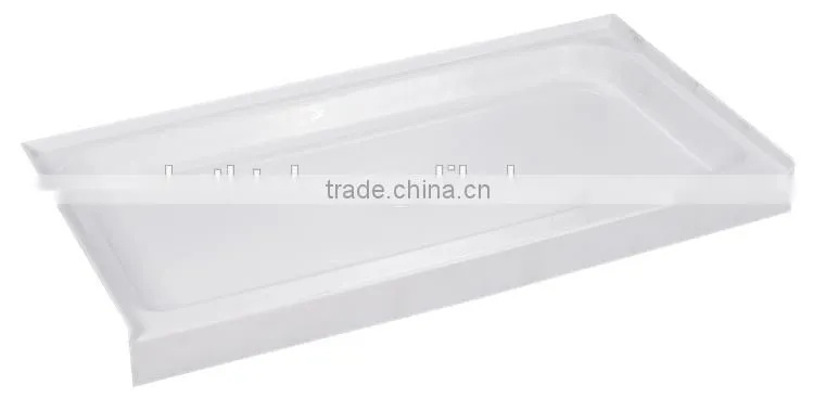 SUNZOOM single threshold shower base,thin shower tray,left and right center drain shower base,